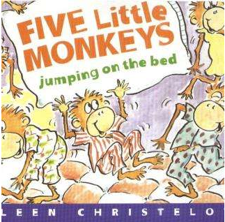 Five little monkeys jumping on the bed
