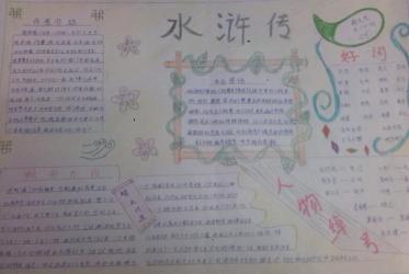 水浒传手抄报简单好看3