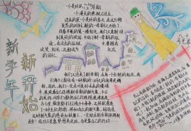 新学期新计划手抄报初中2