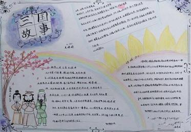 三国演义手抄报简单好看1
