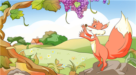 小学儿童短篇故事文字版：狐狸和葡萄