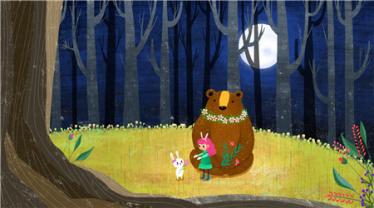 小学儿童短篇故事文字版：蹦蹦兔和胖胖熊的图画书