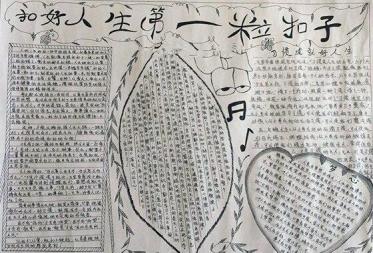 扣好人生扣子争当时代新人手抄报3