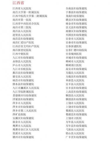 无痛分娩试点医院名单最新2019