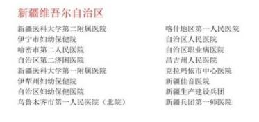 无痛分娩试点医院名单最新2019