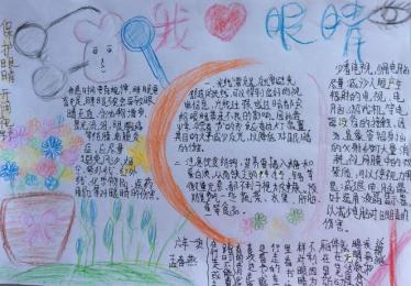 爱护视力手抄报四年级1
