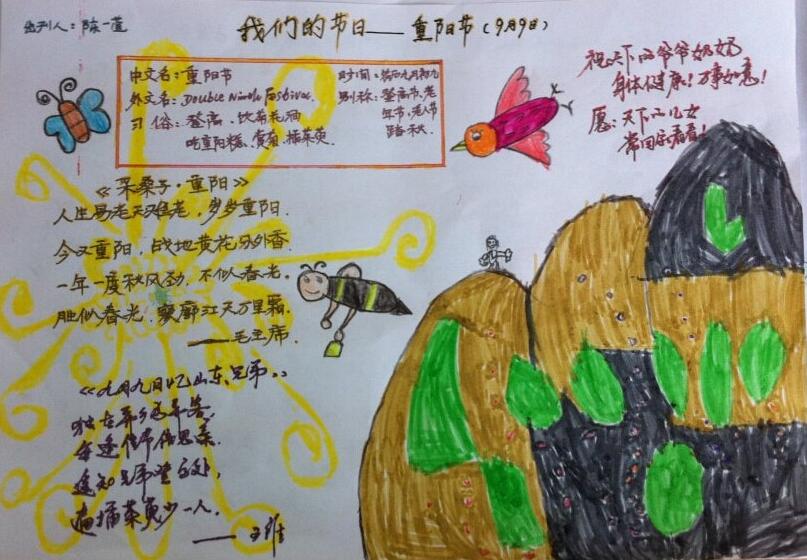 重阳节手抄报内容大全2