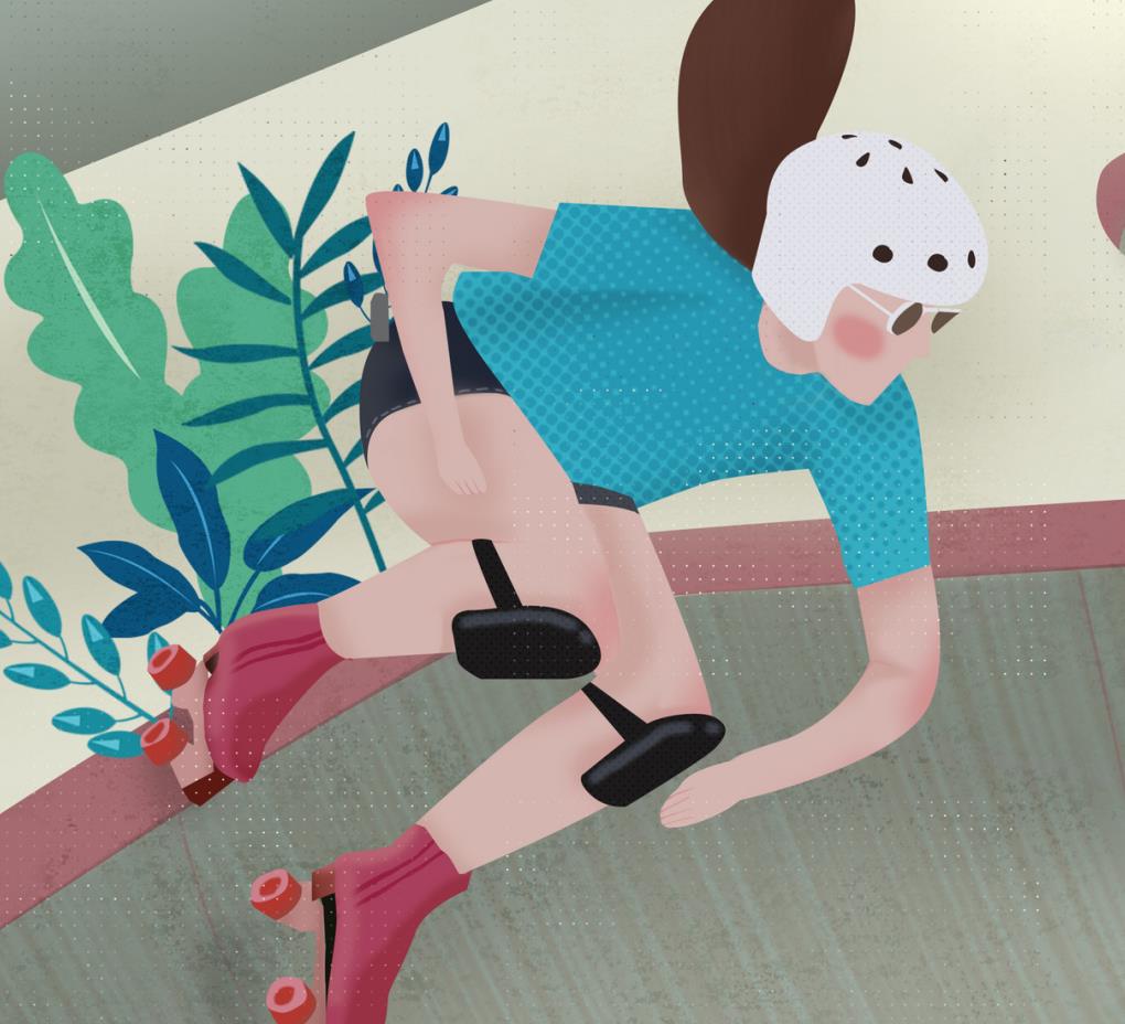 小孩子学轮滑的要点