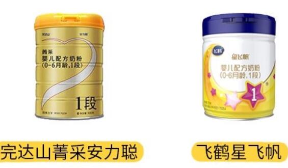 飞鹤星飞帆和完达山菁采奶粉哪个更有营养