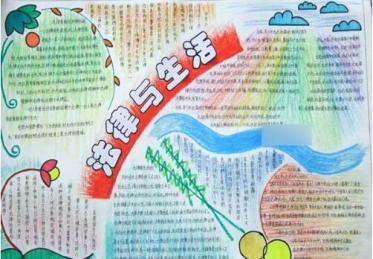 全国法制宣传日手抄报简单漂亮2