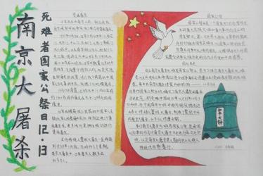 国家公祭日手抄报内容3