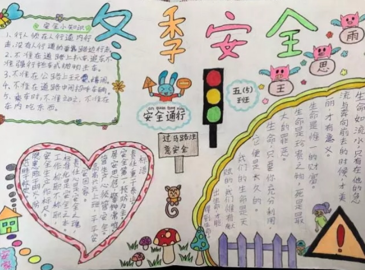 预防煤气中毒手抄报简单又漂亮3