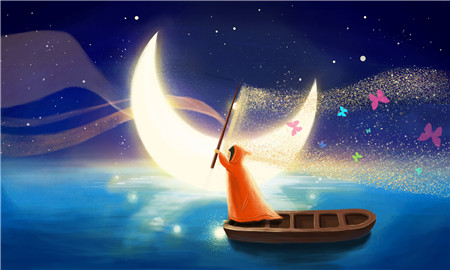 小学儿童短篇故事文字版：美丽的月亮河