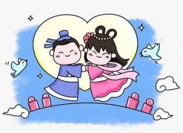 牛郎织女画儿童画图片大全