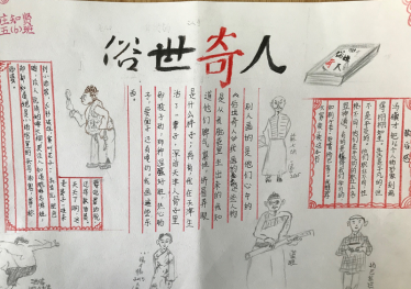 俗世奇人手抄报图片3