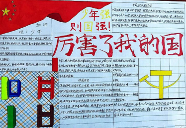 厉害了我的国手抄报简单的五年级3