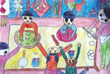 2020幼儿春节绘画图片大全