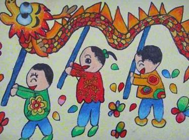2020幼儿春节绘画图片大全