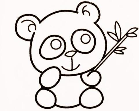 可爱的熊猫简笔画怎么画 简笔画熊猫的画法可爱