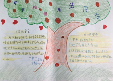 简单法制与生活手抄报图片2