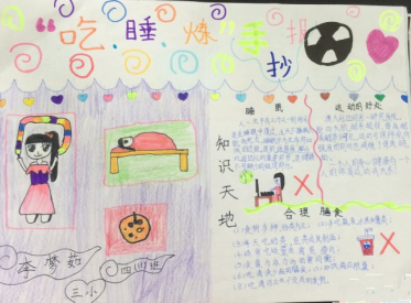 睡眠与健康手抄报3年级2