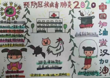抗击病毒手抄报图片大全2