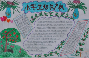 有关于知识产权的手抄报图片3