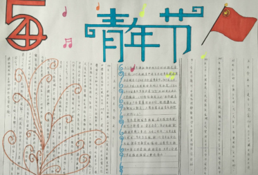 五四青年节手抄报图片简单又漂亮3