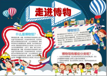 走进博物馆小报图片大全3