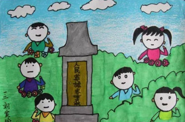 幼儿园清明节简单绘画图片大全10