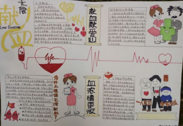 关于献血的手抄报简单2