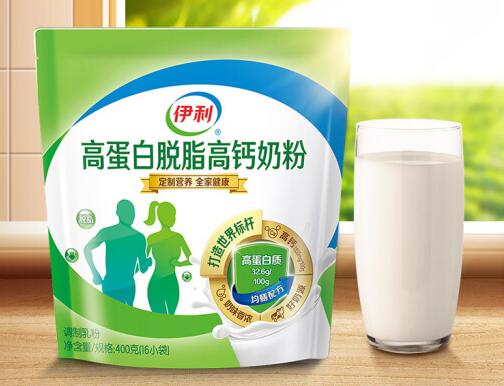 伊利高蛋白脱脂高钙奶粉对减肥有帮助吗