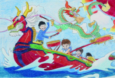 端午节儿童画图片大全简单3