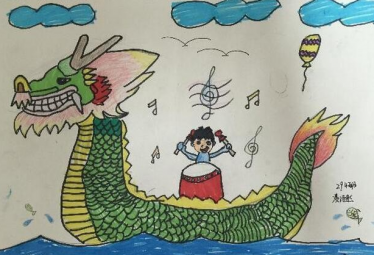 端午节粽子儿童画图片大全1