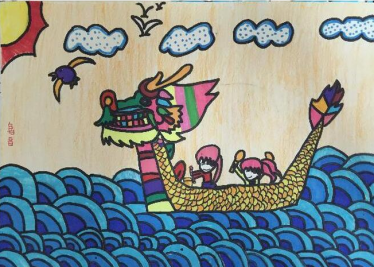 端午节粽子儿童画图片大全5