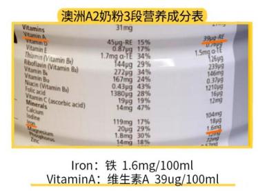 澳洲版a2和中国版a2奶粉哪个更有营养