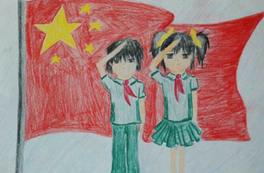 建党节儿童画画大全简单漂亮2