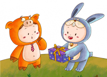 小兔和小猪的童话故事
