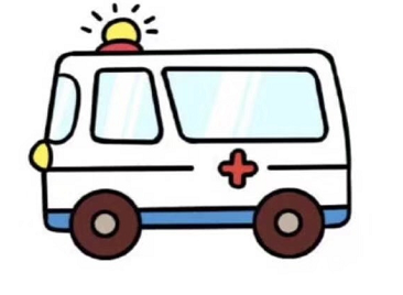 儿童简笔画救护车的画法 儿童简笔画救护车怎么画6