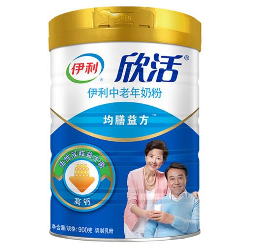伊利欣活中老年奶粉怎么样