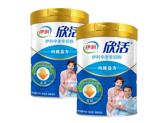 伊利欣活中老年奶粉怎么样