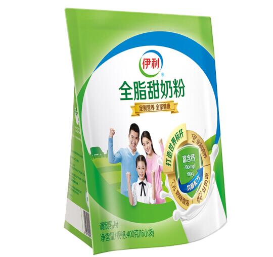 伊利全脂甜奶粉7-13岁小孩可以喝吗