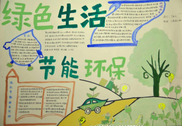 践行绿色生活手抄报图片3