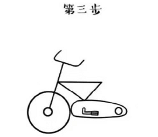 自行车简笔画步骤图漂亮3