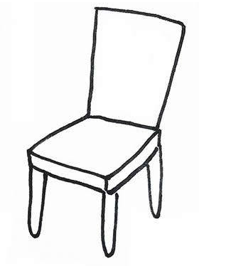 椅子的简笔画画法步骤图解2