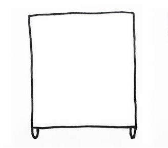 椅子的简笔画画法步骤图解1