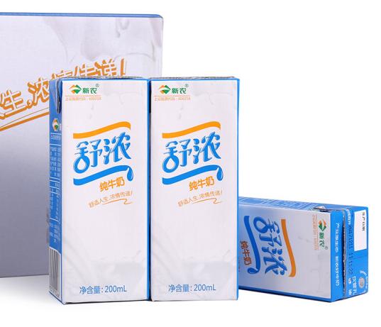 新农舒浓纯牛奶怎么样