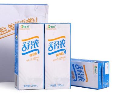 新农舒浓纯牛奶怎么样