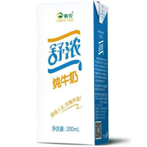新农舒浓纯牛奶怎么样