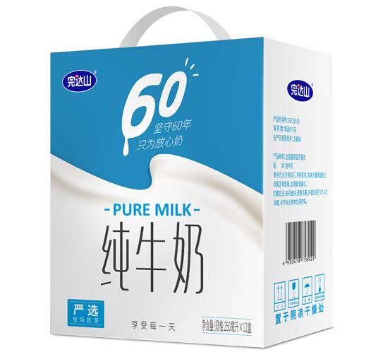 完达山纯牛奶怎么样